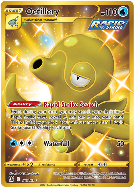 Pokemon | Octillery (178/163) [Sword & Shield: Battle Styles] | The Nerd Merchant