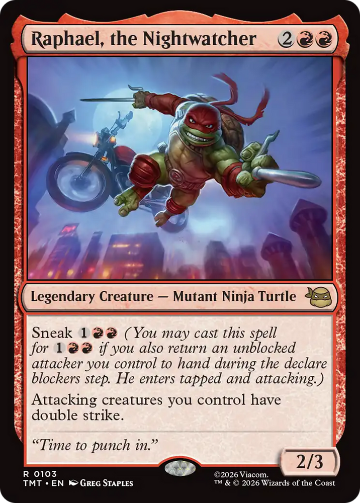 Magic | Raphael, the Nightwatcher [Teenage Mutant Ninja Turtles] | The Nerd Merchant