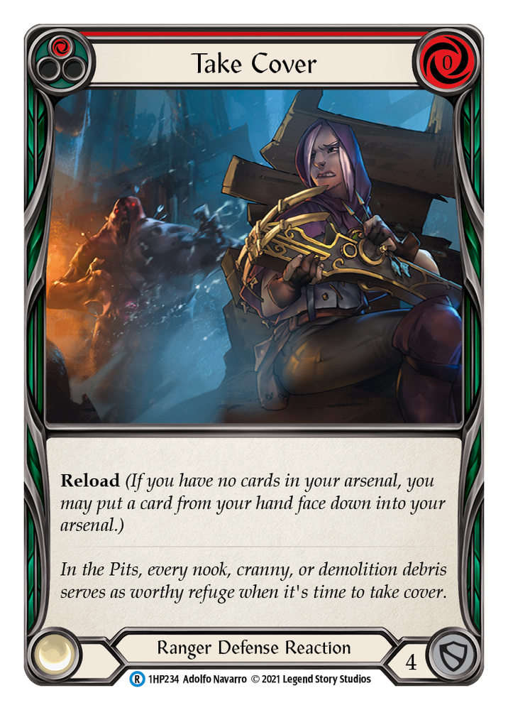Flesh and Blood TCG | Take Cover (Red) [1HP234] (History Pack 1) | The Nerd Merchant