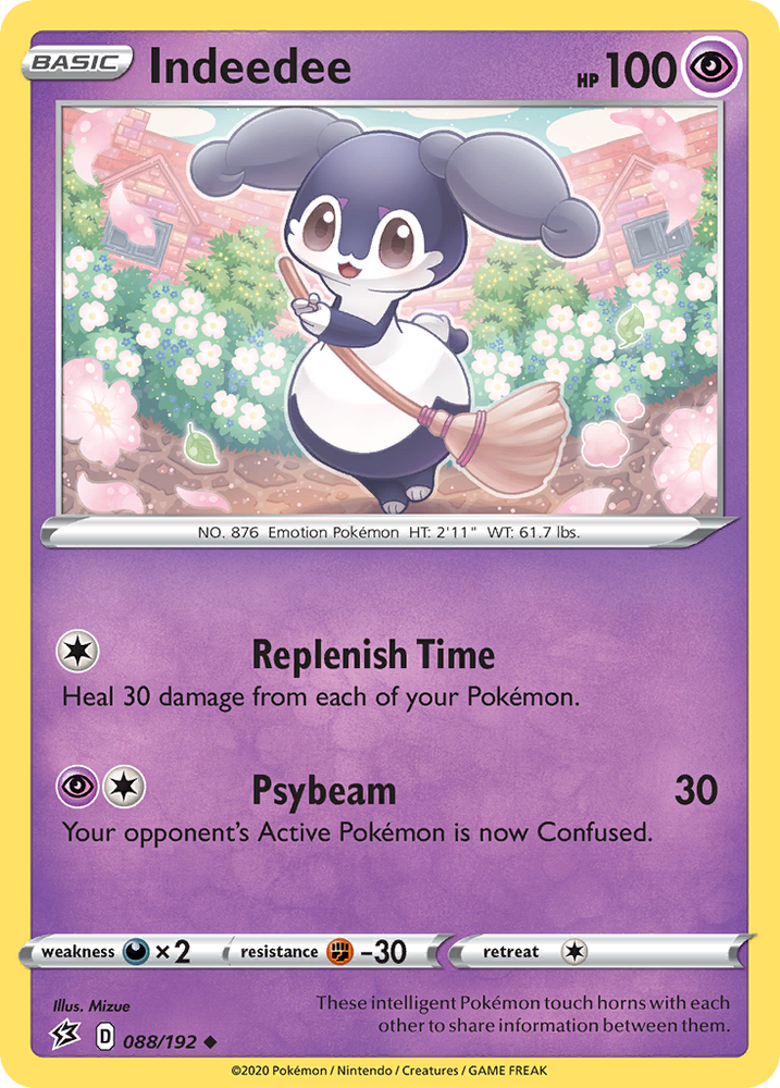 Pokemon | Indeedee (088/192) [Sword & Shield: Rebel Clash] | The Nerd Merchant