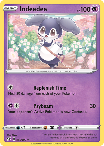 Pokemon | Indeedee (088/192) [Sword & Shield: Rebel Clash] | The Nerd Merchant