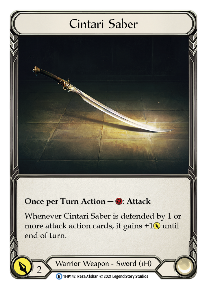 Flesh and Blood TCG | Cintari Saber (Right) [1HP142] (History Pack 1) | The Nerd Merchant