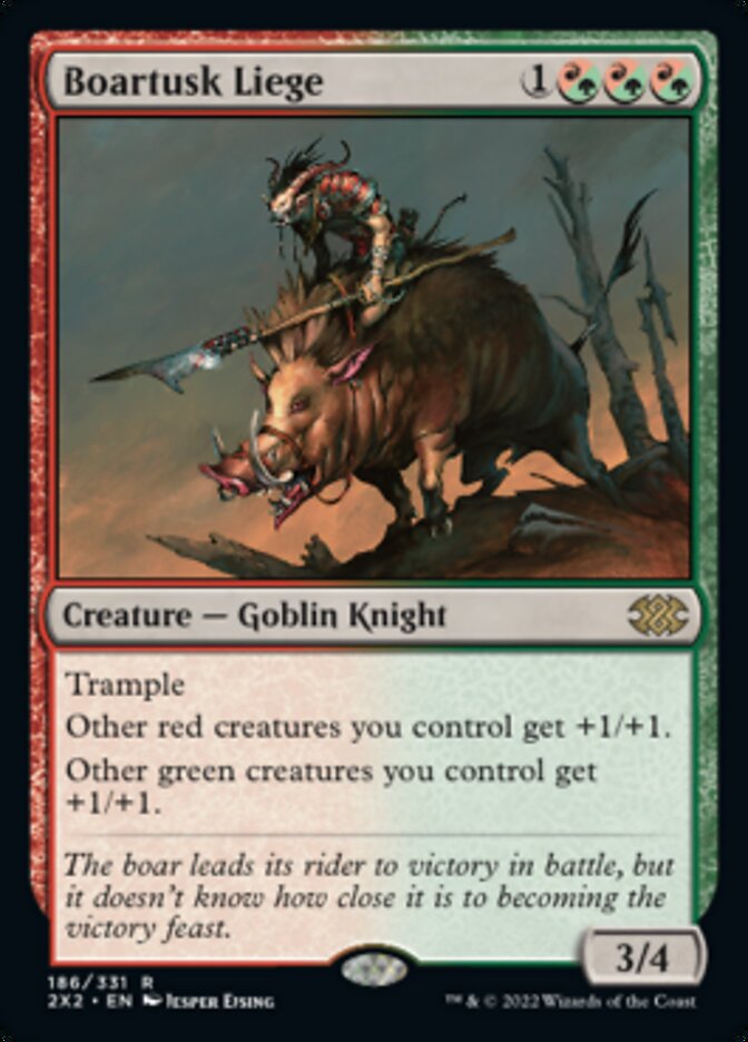 Magic | Boartusk Liege [Double Masters 2022] | The Nerd Merchant
