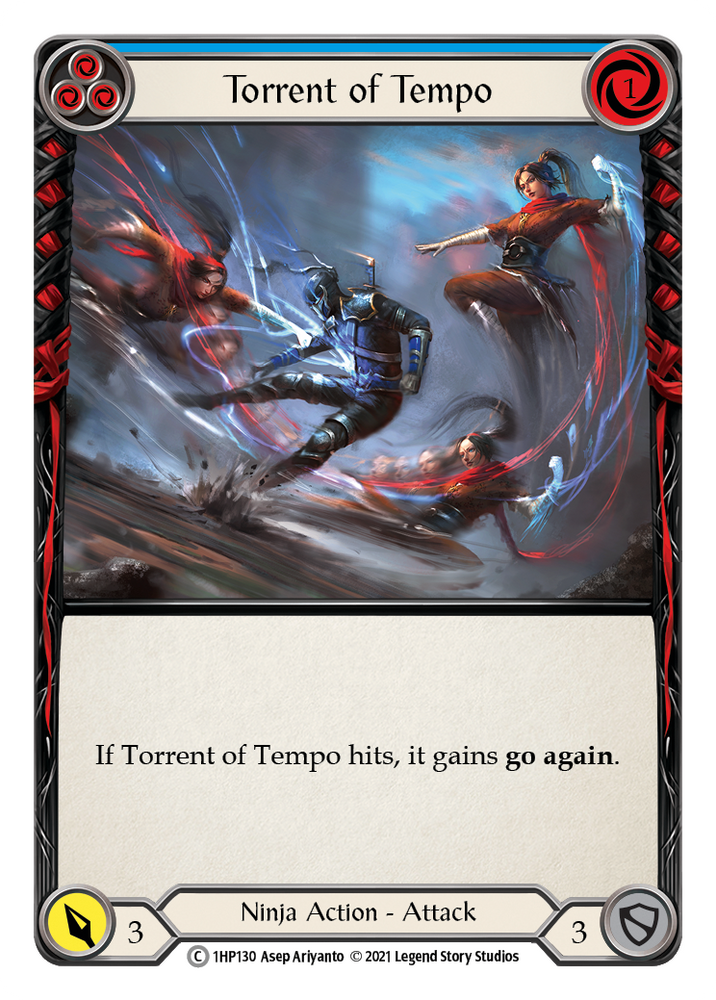 Flesh and Blood TCG | Torrent of Tempo (Blue) [1HP130] (History Pack 1) | The Nerd Merchant