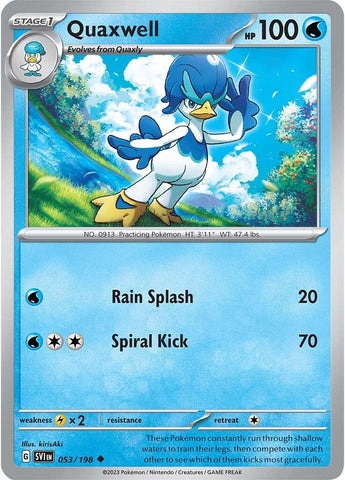 Pokemon | Quaxwell (053/198) [Scarlet & Violet: Base Set] | The Nerd Merchant