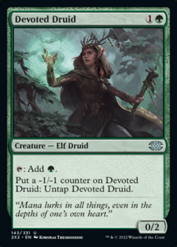 Magic | Devoted Druid [Double Masters 2022] | The Nerd Merchant