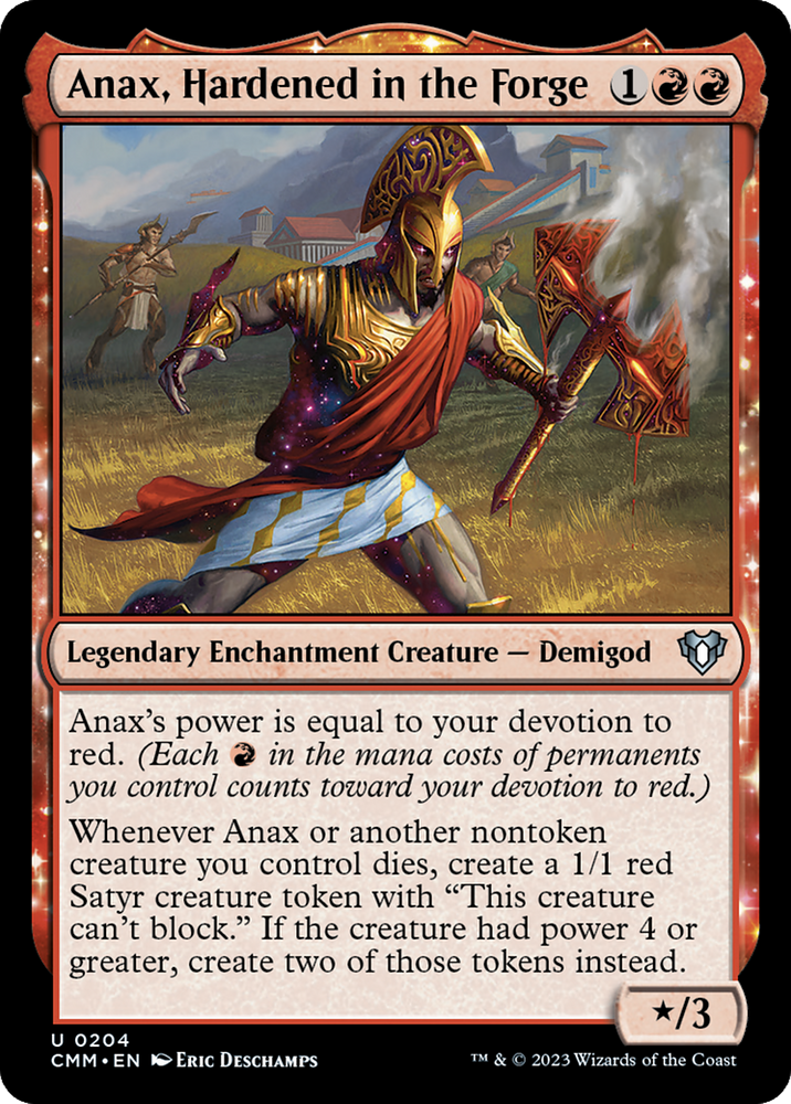 Magic | Anax, Hardened in the Forge [Commander Masters] | The Nerd Merchant