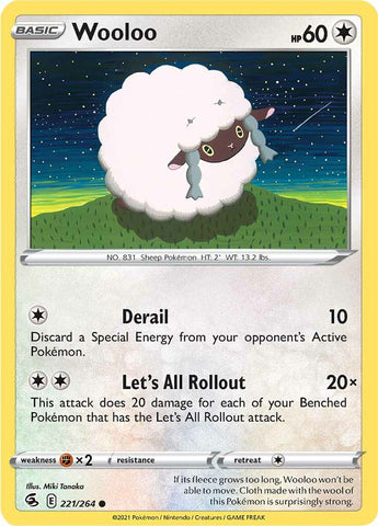 Pokemon | Wooloo (221/264) [Sword & Shield: Fusion Strike] | The Nerd Merchant