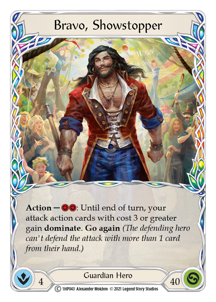 Flesh and Blood TCG | Bravo, Showstopper [1HP043] (History Pack 1) | The Nerd Merchant
