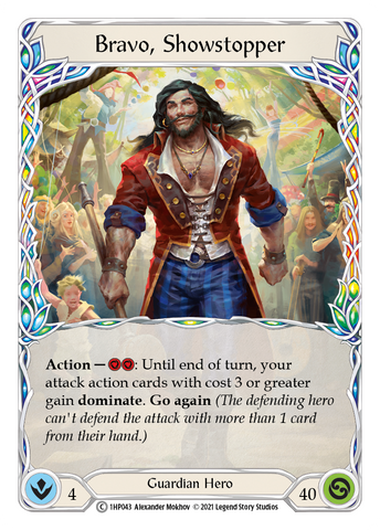 Flesh and Blood TCG | Bravo, Showstopper [1HP043] (History Pack 1) | The Nerd Merchant