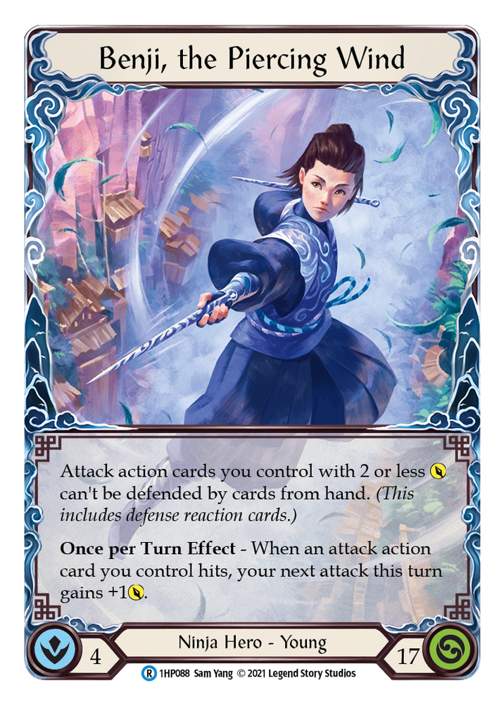 Flesh and Blood TCG | Benji, the Piercing Wind [1HP088] (History Pack 1) | The Nerd Merchant