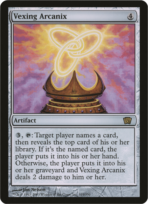 Magic | Vexing Arcanix (Oversized) [Eighth Edition Box Topper] | The Nerd Merchant