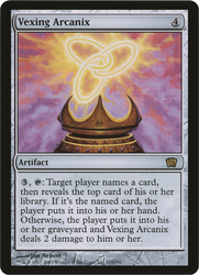 Magic | Vexing Arcanix (Oversized) [Eighth Edition Box Topper] | The Nerd Merchant