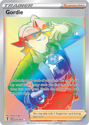 Pokemon | Gordie (223/203) [Sword & Shield: Evolving Skies] | The Nerd Merchant