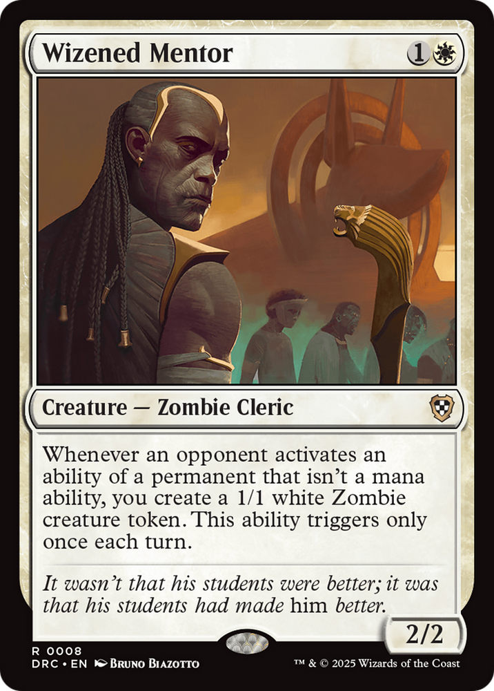 Magic | Wizened Mentor [Aetherdrift Commander] | The Nerd Merchant