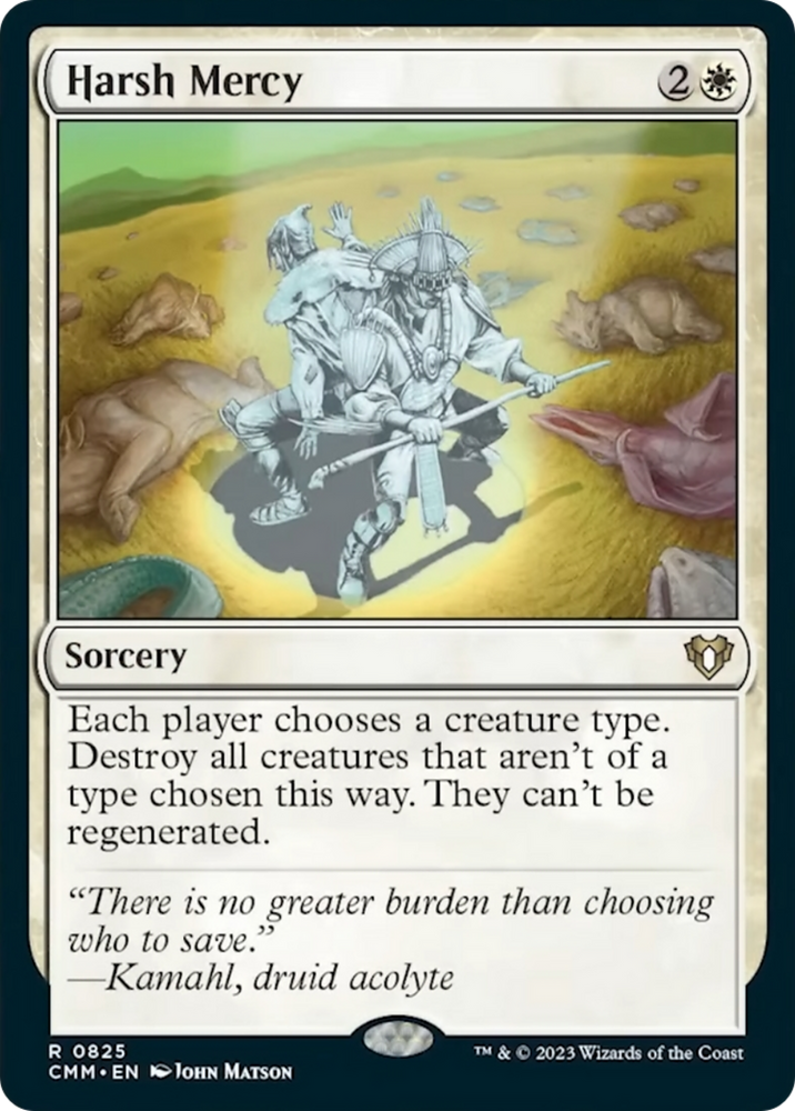 Magic | Harsh Mercy [Commander Masters] | The Nerd Merchant