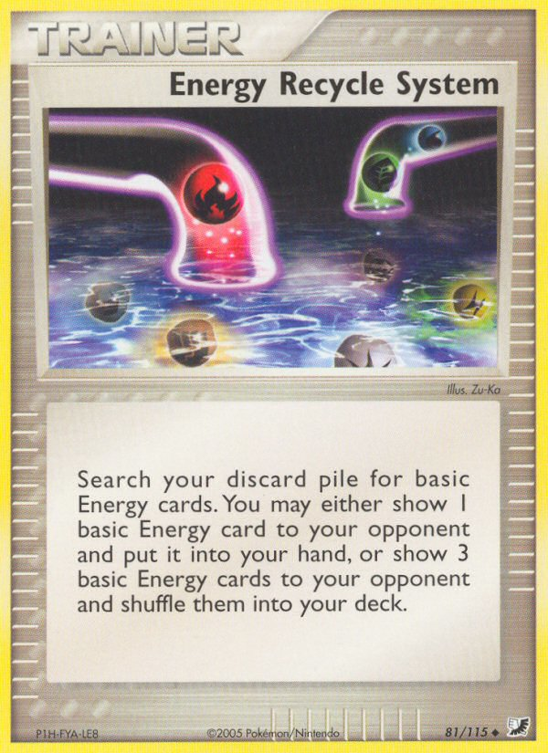 Pokemon | Energy Recycle System (81/115) [EX: Unseen Forces] | The Nerd Merchant