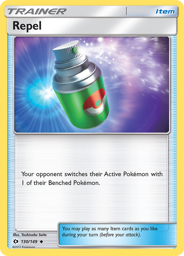 Pokemon | Repel (130/149) [Sun & Moon: Base Set] | The Nerd Merchant