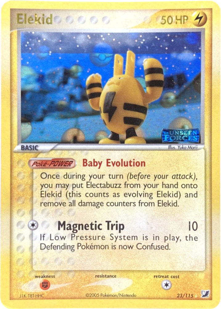 Pokemon | Elekid (23/115) (Stamped) [EX: Unseen Forces] | The Nerd Merchant