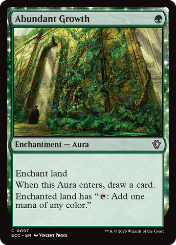 Magic | Abundant Growth [Lorwyn Eclipsed Commander] | The Nerd Merchant