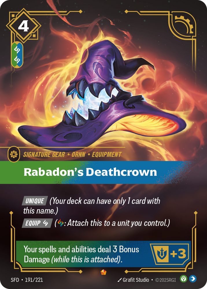 Rabadon's Deathcrown (Foil) - Spiritforged #191