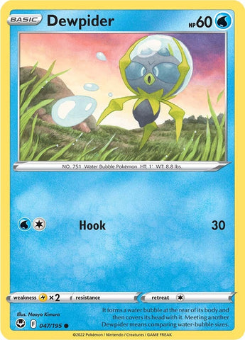 Pokemon | Dewpider (047/195) [Sword & Shield: Silver Tempest] | The Nerd Merchant