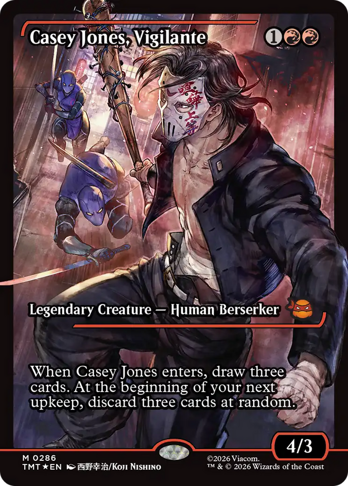 Magic | Casey Jones, Vigilante (0286) (Showcase) [Teenage Mutant Ninja Turtles] | The Nerd Merchant