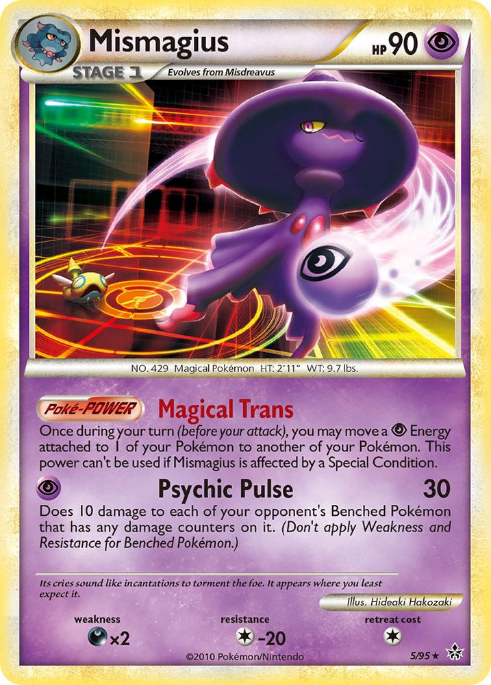 Pokemon | Mismagius (5/95) (Theme Deck Exclusive) [HeartGold & SoulSilver: Unleashed] | The Nerd Merchant