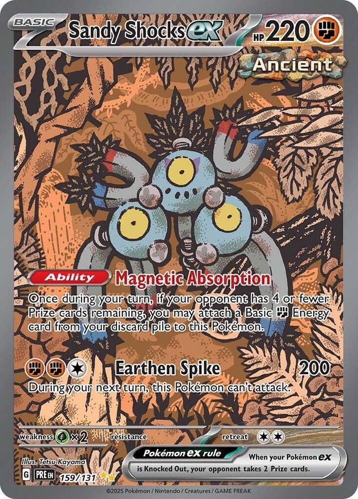 Pokemon | Sandy Shocks ex (159/131) [Scarlet & Violet: Prismatic Evolutions] | The Nerd Merchant