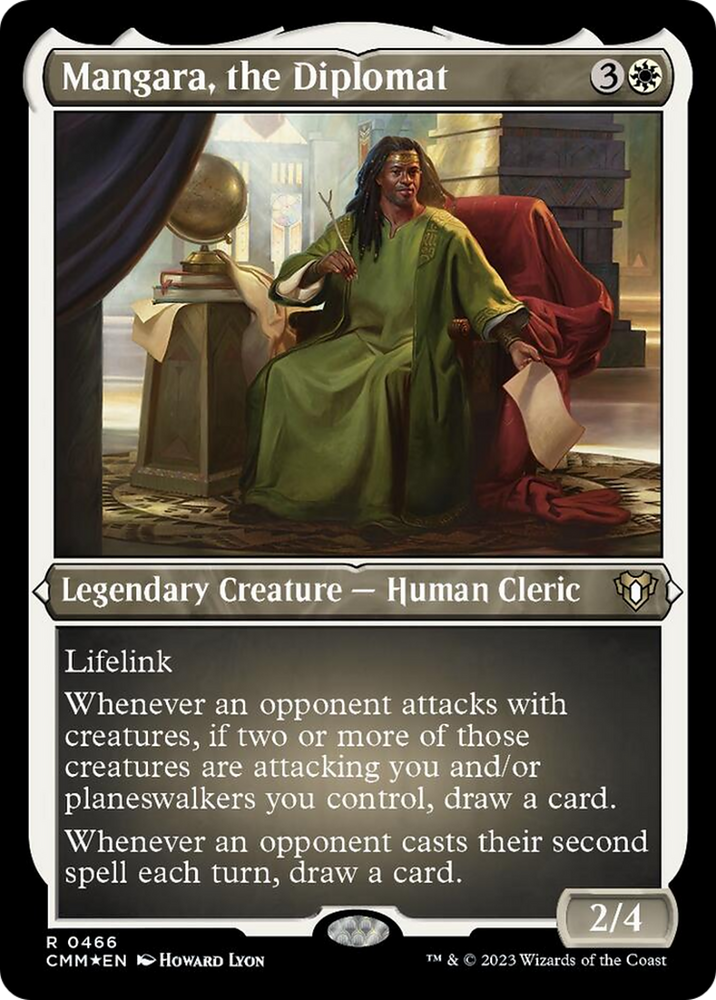 Magic | Mangara, the Diplomat (Foil Etched) [Commander Masters] | The Nerd Merchant