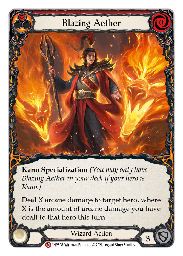 Flesh and Blood TCG | Blazing Aether [1HP308] (History Pack 1) | The Nerd Merchant