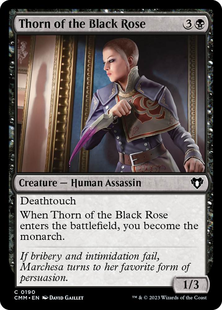 Magic | Thorn of the Black Rose [Commander Masters] | The Nerd Merchant