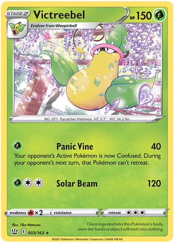 Pokemon | Victreebel (003/163) [Sword & Shield: Battle Styles] | The Nerd Merchant