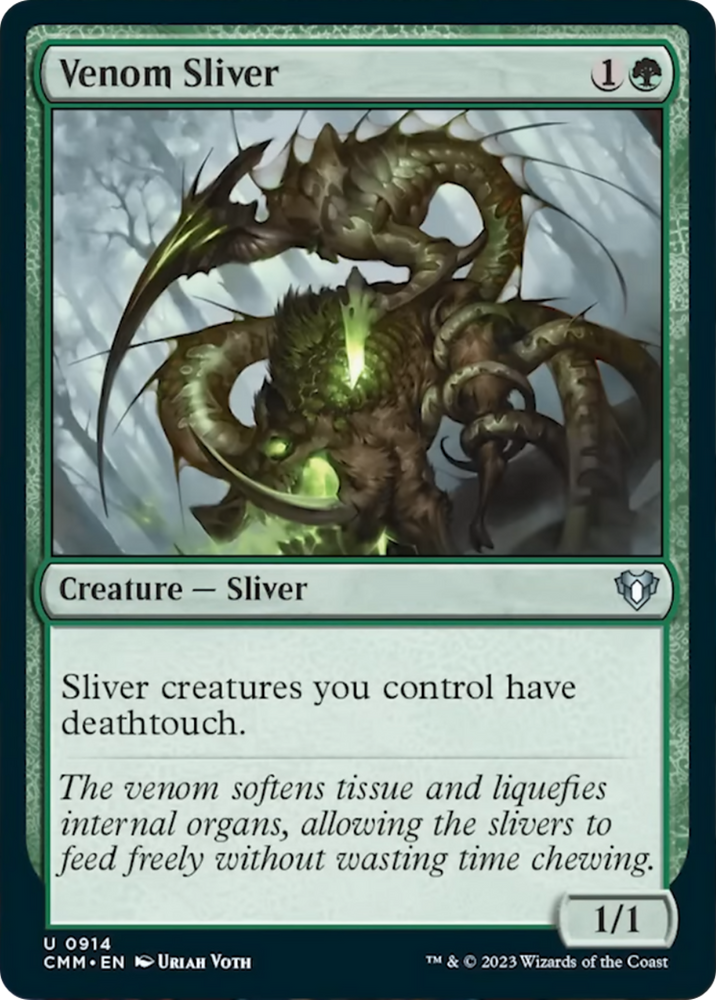 Magic | Venom Sliver [Commander Masters] | The Nerd Merchant