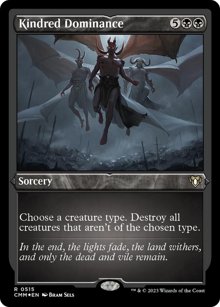Magic | Kindred Dominance (Foil Etched) [Commander Masters] | The Nerd Merchant