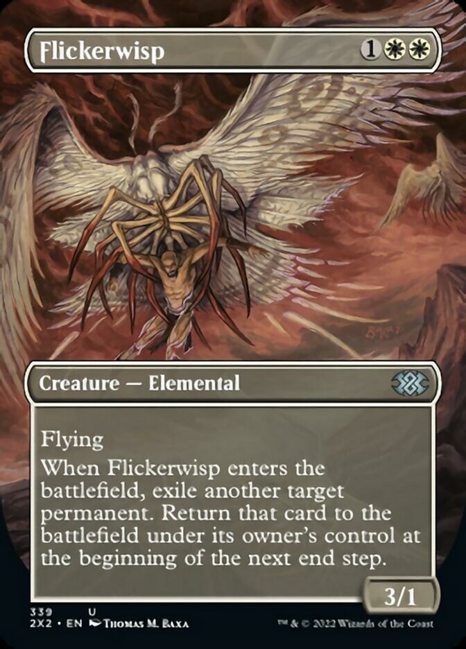 Magic | Flickerwisp (Borderless Alternate Art) [Double Masters 2022] | The Nerd Merchant