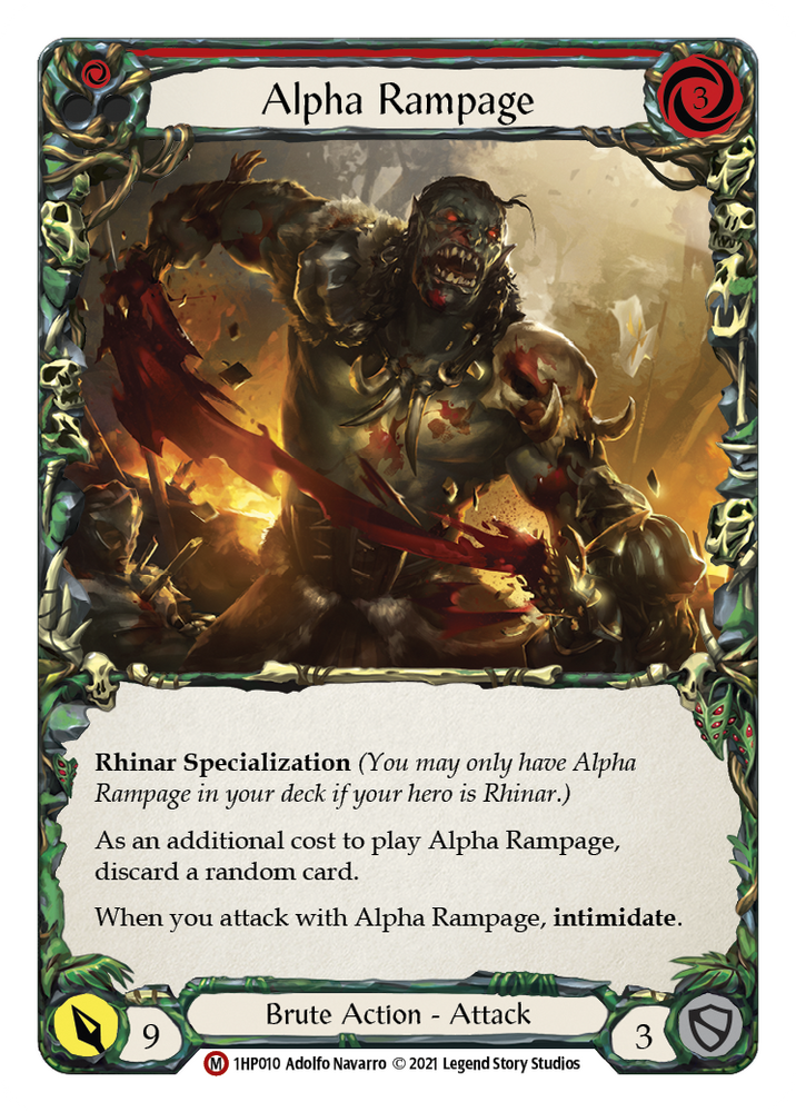 Flesh and Blood TCG | Alpha Rampage [1HP010] (History Pack 1) | The Nerd Merchant