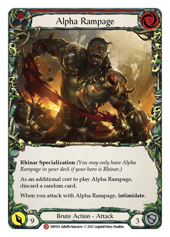 Flesh and Blood TCG | Alpha Rampage [1HP010] (History Pack 1) | The Nerd Merchant