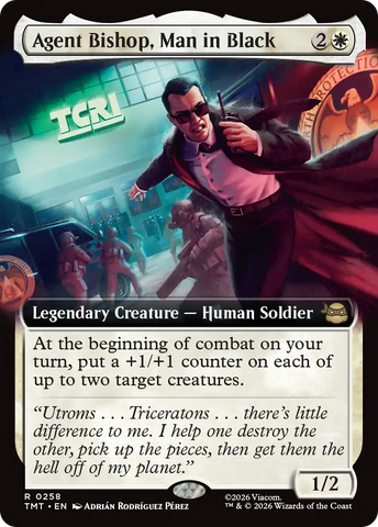 Magic | Agent Bishop, Man in Black (Extended Art) [Teenage Mutant Ninja Turtles] | The Nerd Merchant