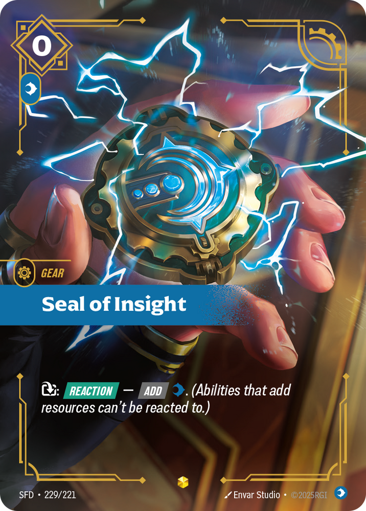 Seal of Insight (Foil) - Spiritforged #229