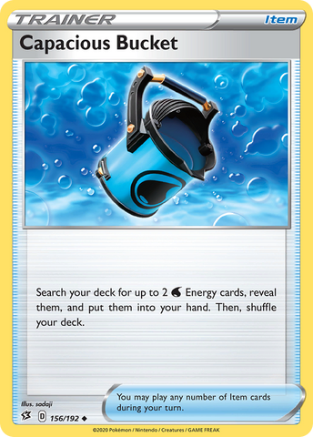 Pokemon | Capacious Bucket (156/192) [Sword & Shield: Rebel Clash] | The Nerd Merchant