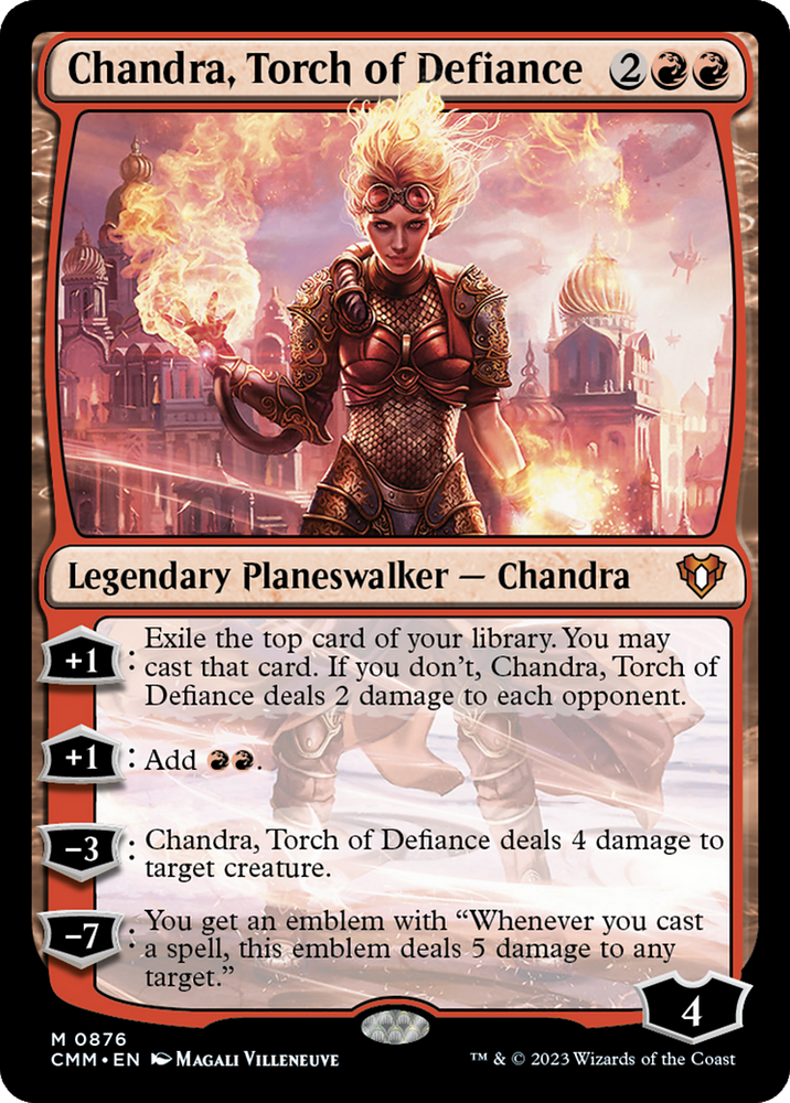 Magic | Chandra, Torch of Defiance [Commander Masters] | The Nerd Merchant