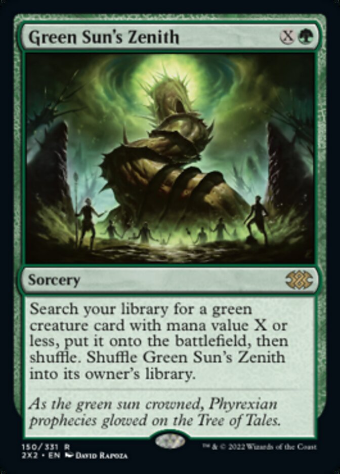 Magic | Green Sun's Zenith [Double Masters 2022] | The Nerd Merchant