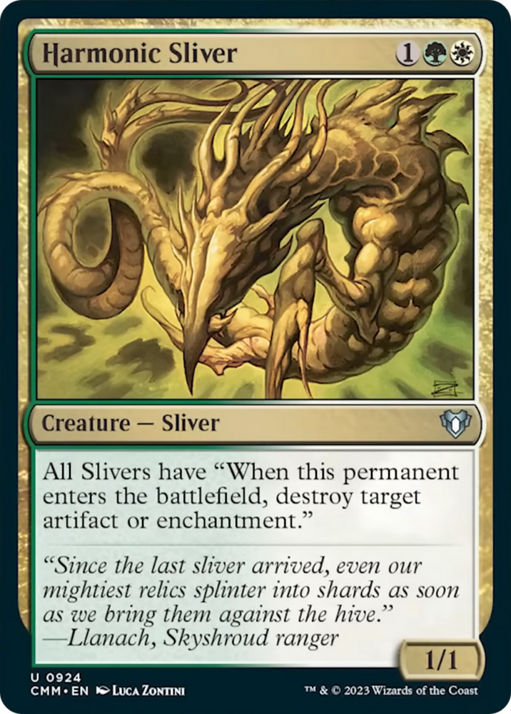 Magic | Harmonic Sliver [Commander Masters] | The Nerd Merchant