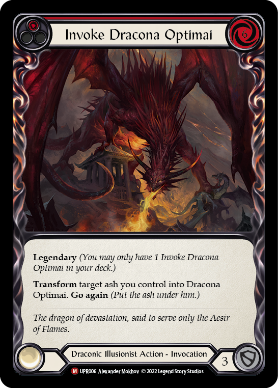 Flesh and Blood TCG | Invoke Dracona Optimai // Dracona Optimai [UPR006] (Uprising) | The Nerd Merchant
