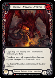 Flesh and Blood TCG | Invoke Dracona Optimai // Dracona Optimai [UPR006] (Uprising) | The Nerd Merchant