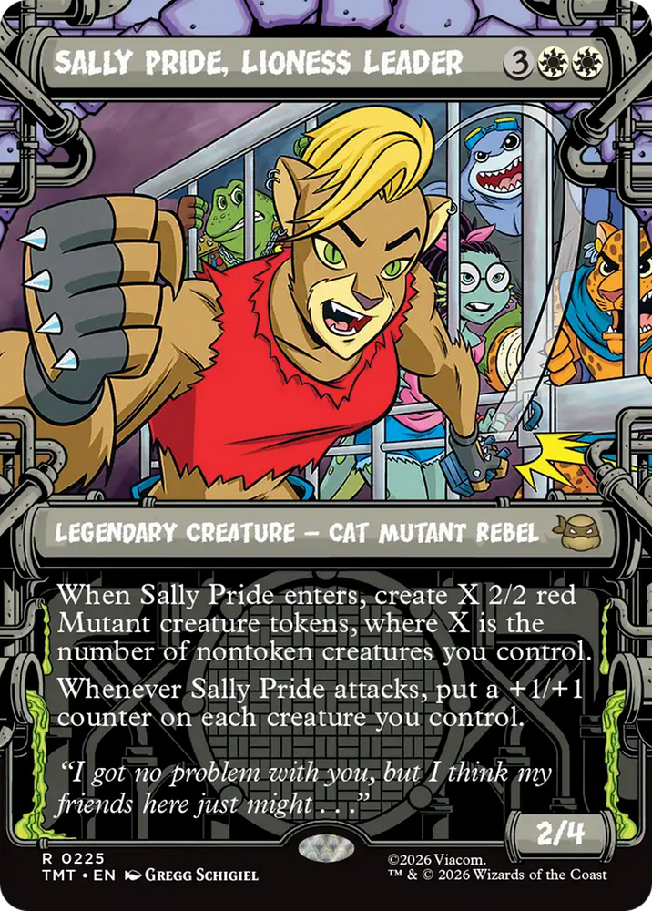 Magic | Sally Pride, Lioness Leader (Showcase) [Teenage Mutant Ninja Turtles] | The Nerd Merchant
