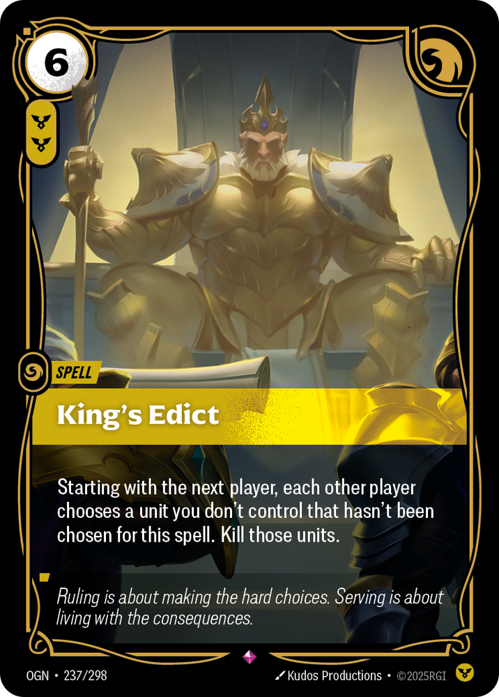 King's Edict (Foil) - Origins #237