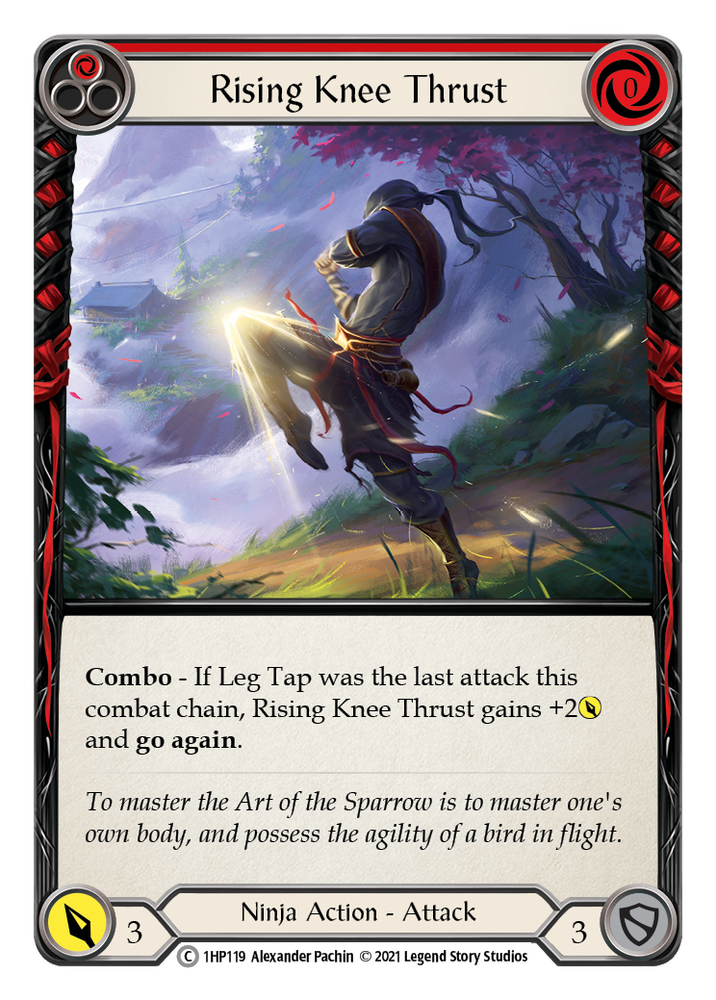 Flesh and Blood TCG | Rising Knee Thrust (Red) [1HP119] (History Pack 1) | The Nerd Merchant