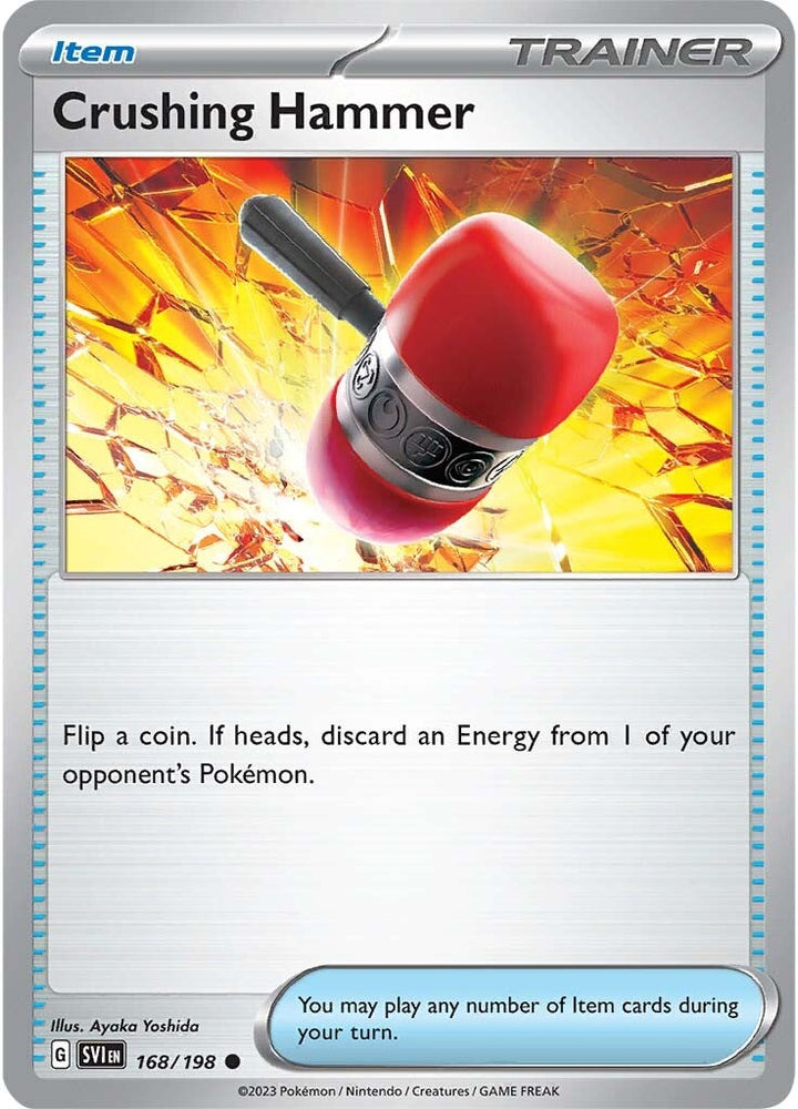 Pokemon | Crushing Hammer (168/198) [Scarlet & Violet: Base Set] | The Nerd Merchant